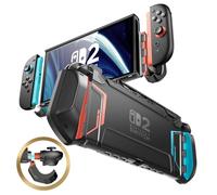 Mumba Funda acoplable para Nintendo Switch 2 (2025) - [Blade Series] Funda de TPU con empuñadura - Accesorios compatibles con Switch 2 (2025) (Azul/Rojo)
