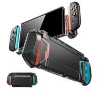 Mumba Funda para Nintendo Switch 2 [Blade Series] Cubierta Protectora de Agarre de TPU Accesorios Resistente Estuche Compatibles con Nintendo Switch 2 y Joy-con Controller (Blue/Red)