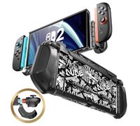 Mumba Funda para Nintendo Switch OLED 2025 8.4 Inch [Blade] Delgada Funda de Agarre Accesorios Compatible con 8.4 Pulgadas y Mando Joy-con Resistente Case (Swirls)