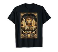 Mumbai Art Deco Skyline India Travel Hombres Mujeres Camiseta
