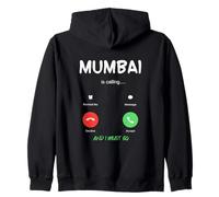 Mumbai está Llamando y Debo IR a India Viajando Sudadera con Capucha