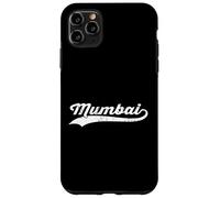 Mumbai India Vintage Cursiva Nombre de la Ciudad Modo de Vacaciones Carcasa para iPhone 11 Pro MAX