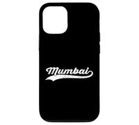 Mumbai India Vintage Cursiva Nombre de la Ciudad Modo de Vacaciones Carcasa para iPhone 12/12 Pro