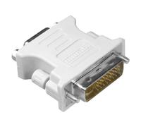 mumbi - Adaptador DVI-I (DVI 24-5 Macho/VGA 15 Hembra), Color Gris