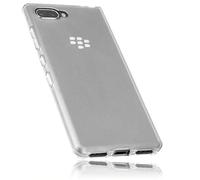mumbi Funda compatible con Blackberry Key2 LE, blanco claro