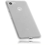 mumbi Funda compatible con Google Pixel 3 XL, blanco claro
