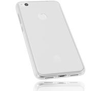 mumbi Funda Compatible con Huawei P8 Lite (2017) Caja del teléfono móvil, Blanco Transparente