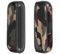 mumbi Funda compatible con IQOS 3/3 Duo Case Case Funda con funda de camuflaje, verde y marrón
