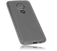 mumbi Funda compatible con Motorola Moto G7 Power, encajar, negro claro