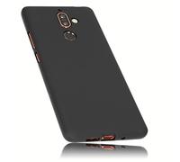 mumbi Funda Compatible con Nokia 6 2018 Caja del teléfono móvil, Negro