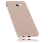 mumbi Funda Compatible con Samsung Galaxy J4+ Caja del teléfono móvil, Blanco Transparente