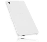 Mumbi Funda Compatible con Sony Xperia M4 Aqua Caja del teléfono móvil, Blanco Transparente