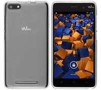 mumbi Funda Compatible con Wiko Lenny 3 Caja del teléfono móvil, Blanco Transparente