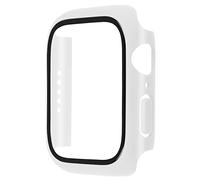 mumbi Funda Protectora de Cristal Templado Compatible con Apple Watch Series 8 7 45 mm, Transparente
