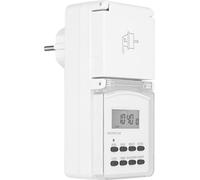 mumbi Temporizador digital programable para exteriores 26926, 3600 W, modo aleatorio, 12-24 horas, certificado GS