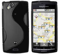 mumbi Xperia-ARC-S-Hülle - Carcasa para Sony Ericsson Xperia ARC/ArcS, Negro