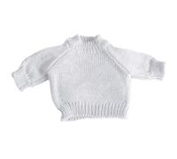 Mumbles - Osito de Peluche con Jersey con Lazo para niños (Pequeña (S)/Blanco)