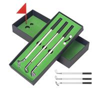 MumdoYAL Mini Golf，Golf Accesorios，Accesorios Golf，El Conjunto de bolígrafos de Golf，con Caja de Regalo Negra, Regalo para Aficionados al Golf