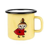 Mumin - Taza pequeña con esmalte amarillo, 250 ml, para niños, niñas, niños y adultos