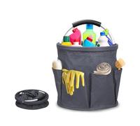 mumisuto Cesta De Limpieza Con Manija,Organizador De Limpieza De Múltiples Bolsillos De Tela Oxford,Almacenamiento De Productos Para El Hogar Plegable,Bolsa De Limpieza De Cesta Para Hogar Impermeable