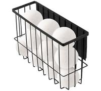 mumisuto Cesta Magnética,Estante Magnético para Secar Bolas,Contenedor de Pelusas,Espacio de almacenamiento para lavandería,Cocina y Refrigerador,Se adhiere a superficies magnéticas (Negro, Grande)