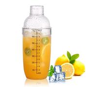mumisuto Coctelera para Coctéles, Coctelera Profesional con Escala para Barman, Cocktail Shaker de Plástico, Profesional Barman Herramientas para Mezclar Bebidas, para Hogar, Barra, Fiestas (700ml)