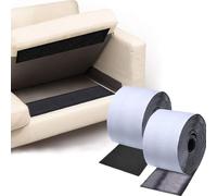 mumisuto Cojín antideslizante de 10 cm x 600 cm, 2 cintas adhesivas fuertes para sofá, pinzas de cojín para sofá para superficies lisas