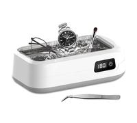 mumisuto Limpiador Ultrasonidos 48000Hz, Limpieza Profunda 360°, Limpiador Ultrasónico con 4 Modos de Tiempo y Pantalla Digital, Ultrasonic Cleaner para Gafas Relojes Joyas Dentaduras Monedas