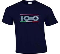 mumixxin Mlxg Giro D'Italia 1Th Edition Cycling Bike Printed Cotton T Shirt Blue Mens