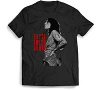 mumixxin Patricia Lee Patti Smith T-Shirt Black Shirt Men's Top tee