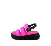 Mumka Shoes - Sandalias Gross para Mujer - Color Fucsia - Talla 36 - Elaboradas en Piel Sintética e Interior de Algodón - Sandalias con Suela de Termoplástico - Correa Ajustable
