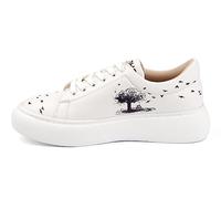 Mumka Shoes - Zapatillas para Mujer - Paisaje de Amor - Talla 36 - Elaboradas en Piel Sintética e Interior de Algodón - Sneakers para Mujer con Suela de Termoplástico - Cierre de Cordones
