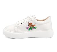 Mumka Shoes - Zapatillas para Mujer - Tigre - Talla 39 - Elaboradas en Piel Sintética e Interior de Algodón - Sneakers para Mujer con Suela de Termoplástico - Cierre de Cordones