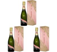 Mumm Cordon Rose Champagne con Estuche, 750 ml (Paquete de 3)