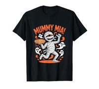 Mummy MIA - Pizza Divertida de Halloween Fantasma Camiseta gráfica económica