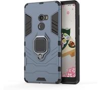 MUMOYAN Funda para Xiaomi Mi Mix 2, híbrida 2 en 1 TPU + policarbonato Bumper Absorción de Golpes 360° Rotating Stand, [Works with Magnetic Car Mount] Funda Protectora, Azul