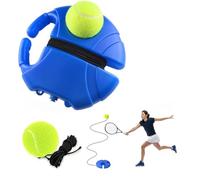 MUMQAQ Pelota de rebote para entrenamiento de tenis con cuerda, kit de entrenamiento de tenis portátil, equipo de rebote, herramientas de entrenamiento, entrenador para autopráctica, herramienta de