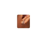 MUMREUES Pendientes Mujer 14 K Pendientes Singularu Pendientes Dorados Hipoalergenicos Minimalistas Oro/Plata/Oro Rosa Mujer Regalos De JoyeríA