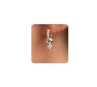 MUMREUES Pendientes Mujer Plata 14 K Pendientes Aro Singularu Pendientes Dorados Hipoalergenicos Fiesta Minimalistas Oro/Plata/Oro Rosa Regalos De JoyeríA