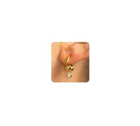 MUMREUES Pendientes Mujer Plata 14 K Pendientes Aro Singularu Pendientes Dorados Hipoalergenicos Fiesta Minimalistas Oro/Plata/Oro Rosa Regalos De JoyeríA