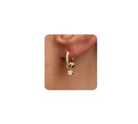 MUMREUES Pendientes Mujer Plata 14 K Pendientes Aro Singularu Pendientes Dorados Hipoalergenicos Fiesta Minimalistas Oro/Plata/Oro Rosa Regalos De JoyeríA