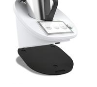 Mumsi© Tabla deslizante para Thermomix TM6 & TM5 en negro - Deslizante de cristal acrílico de primera calidad - Movimiento sin esfuerzo, soporte seguro del robot de cocina - Accesorios para Vorwerk