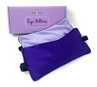 Mumu Wraps Mascarilla de ojos con peso para dormir - Almohada de ojo de lavanda para yoga, meditación, relajación dolor de cabeza, migraña, alivio del dolor sinusal
