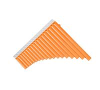 Mumusuki 18 Tuberías Panpipes Panpipes Clave de C para Principiantes Aprendiendo Enseñanza con la Bolsa de Transporte Instrumento de Viento de Madera Musical Tradicional Material de Goma de Goma