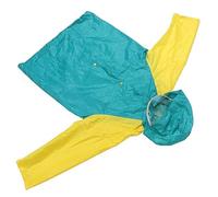 Mumusuki Chubasquero para Niños, Chaqueta Impermeable con Capucha, Tejido de Goma de Alta Densidad, Poncho Cálido y Cómodo para Niños y Niñas, Ideal para Actividades en Clima Lluvioso