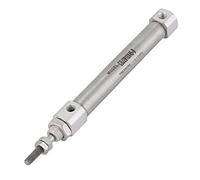 Mumusuki Cilindro Neumático Cilíndrico de Aire Actuador Neumático de 10 Mm de Diámetro 45 Mm de 45 de Acero Inoxidable de Acero Inoxidable de con Requisitos de Espacio Pequeño