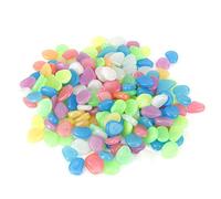 Mumusuki Colorido Glow in The Dark Garden Pebbles Pebbles, Piedras Luminosas para Acuarios Sidera de Pescado Patio Patio Patio Terrae Césped Adornos de Patio de Césped Decoración de
