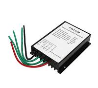 Mumusuki Controlador de Carga de Turbina Eólica 12V 24V 1000W IP67 Impermeable con Pantalla LED de Carga PWM MCT para el de Generador de Híbridos de Viento Solar