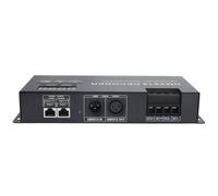 Mumusuki Decodificador DMX de 24 Canales, Controlador de Atenuación LED RGB, Pantalla Digital para Proyectos de Iluminación Exterior Mejorados, CC 5-24 V, de Control de Canales