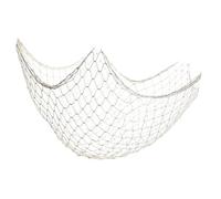 Mumusuki Decoración De Pared De Red De Pesca, Telón De Fondo De Mantel De Red De Pesca para Colgar En La Pared De Algodón con Temática Náutica para Fiesta Pirata, Decoración De Fotografía (Beige 1